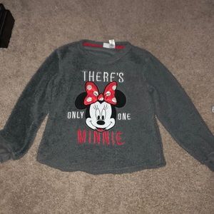 Disney minnie mouse furry sweater